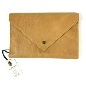 Hearth And Hand With Magnolia Leather Wallet Envelope Style Cognac Brown